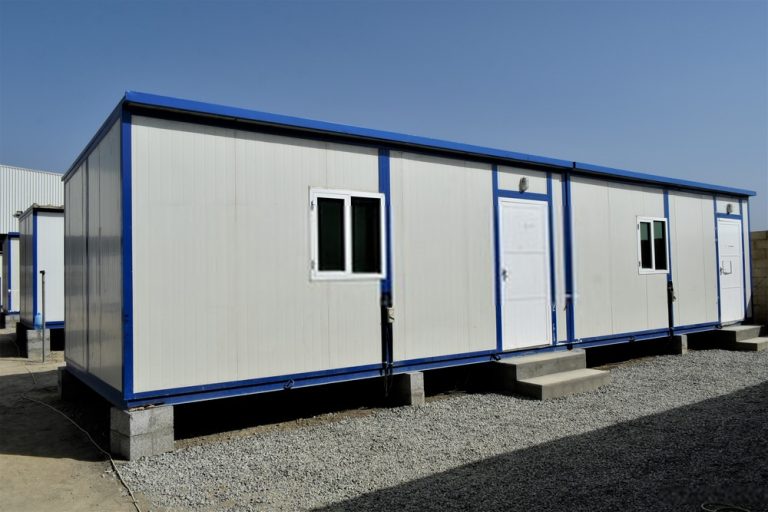 prefabricated cabin conex labor camp iran