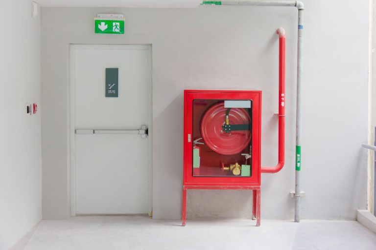 Fire door and smoke door