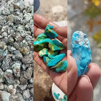 ALT: Iranian turquoise (Firozeh) from Neyshabur, Damghan, and Kerman mines Title: Original Iranian Turquoise (Firozeh) from Iran Caption: Natural Iranian turquoise stones sourced directly from Neyshabur, Damghan, and Kerman Description: High-quality Iranian turquoise (Firozeh) supplied by Rira Procurement Company, including Neyshabur, Damghan, and Kerman turquoise, available for buying, selling, and export from Iran with guaranteed pricing.