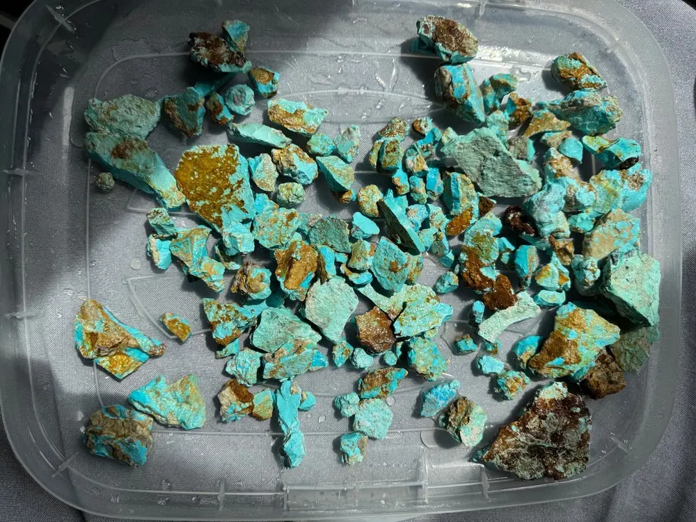Iranian Damghan turquoise natural color